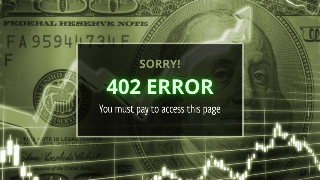 Error 402: Payment Required