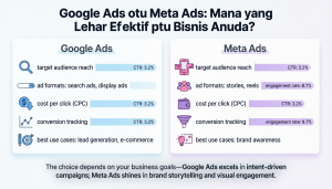 Google ads vs Meta ads