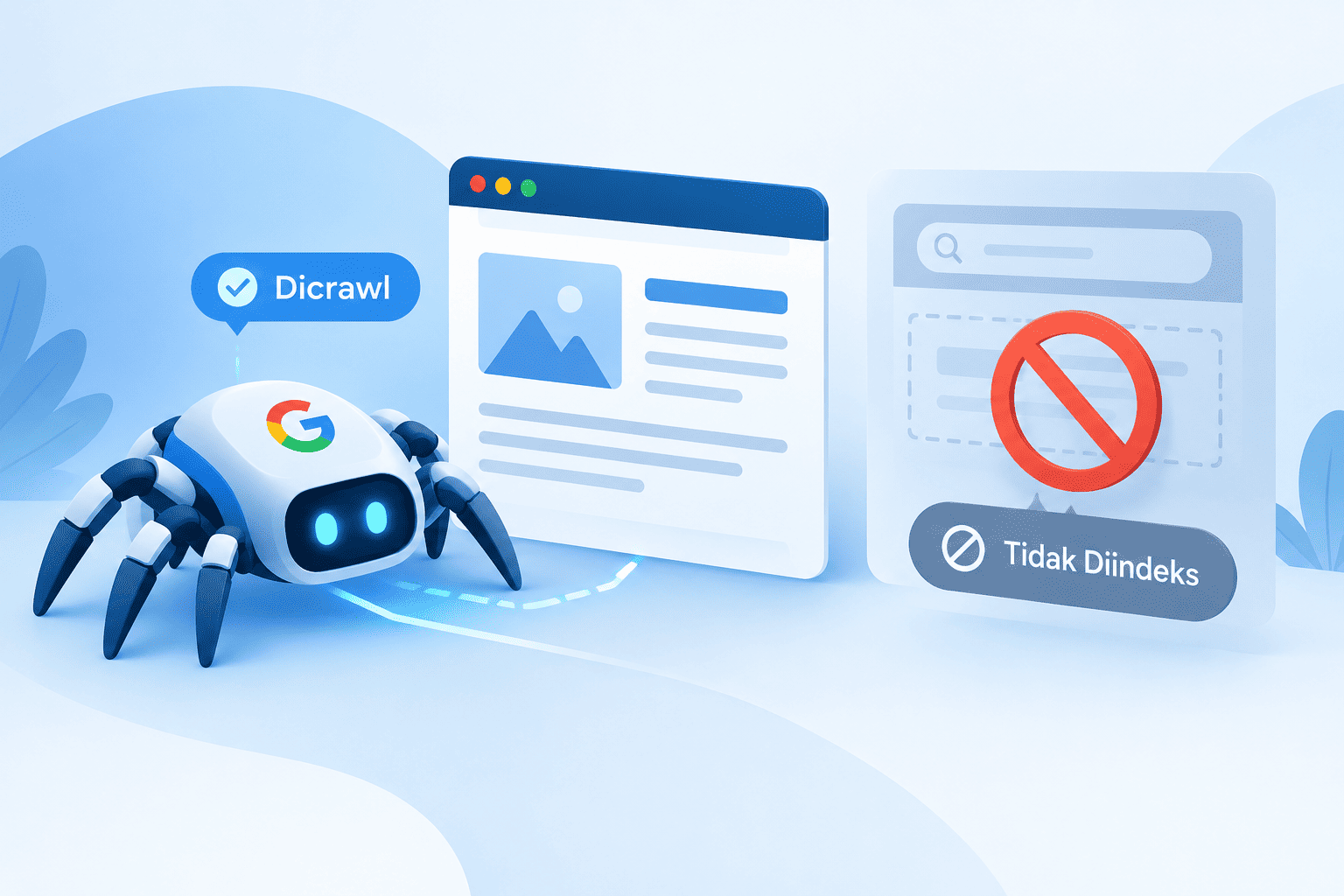 dicrawl saat ini tidak diindeks